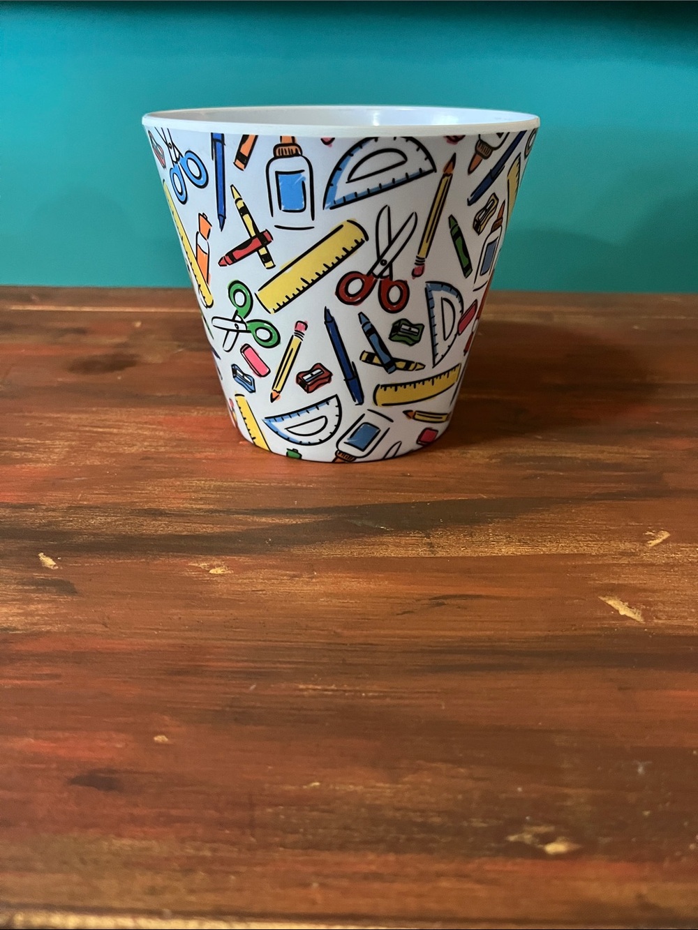 Melamine Container-Teacher/School Theme